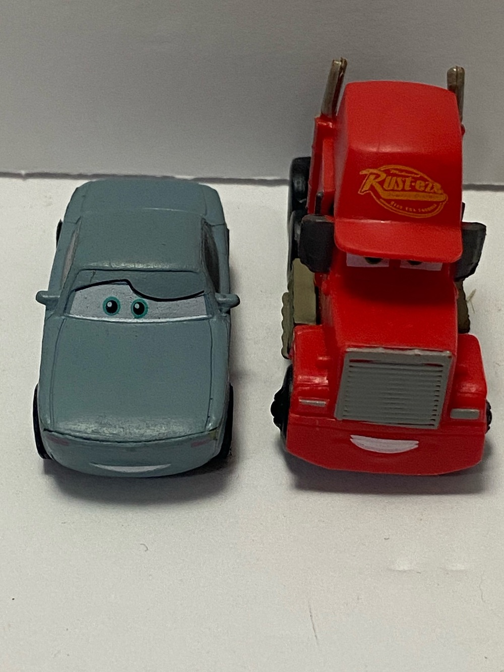 MACK+Sally Disney Pixar CARS 3 Movie PVC TOY Figure Playset 2 1/2". (2pcs)